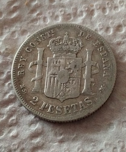 Moneda spain pesetas - moneda, 2