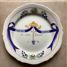 HB Quimper Assiette Décor