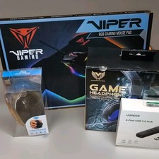  Pack Gaming Complet – Souris, Tapis RGB, Casque, Hub USB (Neuf) 