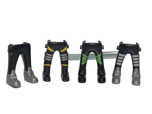 Playmobil jambes noires - x3,