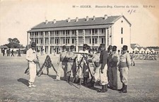 Algérie - HUSSEIN-DEY Alger - Caserne du génie - Exercice de tir - Fusil Lebel -