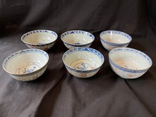 Lot De 6 Bols En Porcelaine