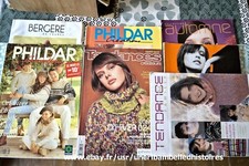 Lot magazines de TRICOT - PHILDAR & BERGERE DE FRANCE - Années 1990/2000