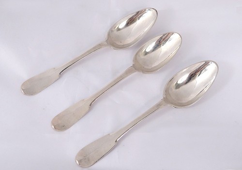 Cuillères argent massif - argent,