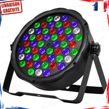 éclairage led 54x3w rgbw avec - 54x3w,
