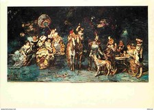 Art - Peinture - Monticelli - Ecole Provençale - Grande Scène de Nuit - CPM - Vo