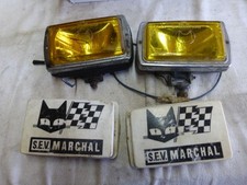 LOT DE PHARES LONGUE PORTEE MARCHAL VOITURE DE COLLECTION