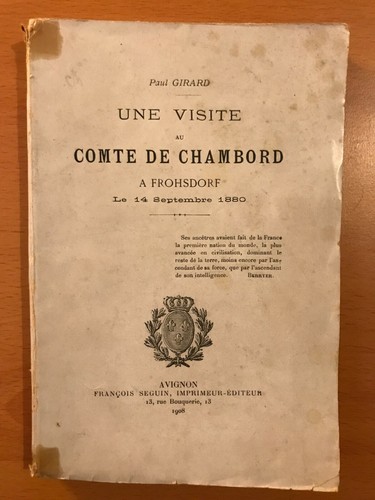 Une visite comte de - visite,
