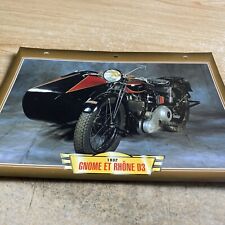 Gnome et Rhône 500 D3 1932 side-car fiche carte moto passion collection Atlas