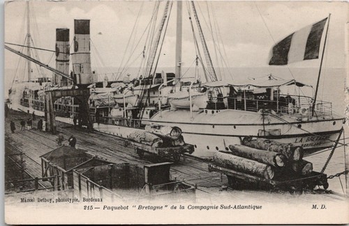 Carte postale bateau - carte,