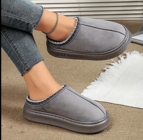 Chaussons confortable gris - confortable,