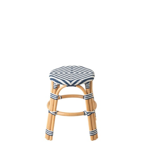 Tabouret rotin geo - "geo", 46cm