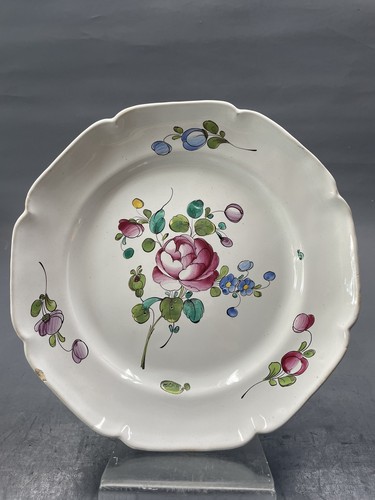 Assiette xviii faïence - assiette,