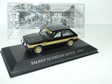TALBOT SUNBEAM LOTUS 1981 Noir et Gold ALTAYA 1:43