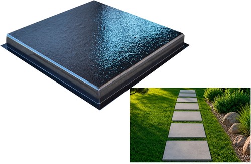 Grand moule carré pavé - en,