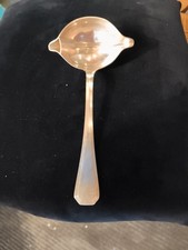 CHRISTOFLE MODELE AMERICA CUILLERE A SAUCE GRAS ET MAIGRE TBE