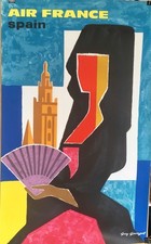 AFFICHE   ORIGINALE.  AIR