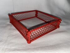 Playmobil 4 Petites Barrières Rouges Ferme Enclos Zoo Animaux