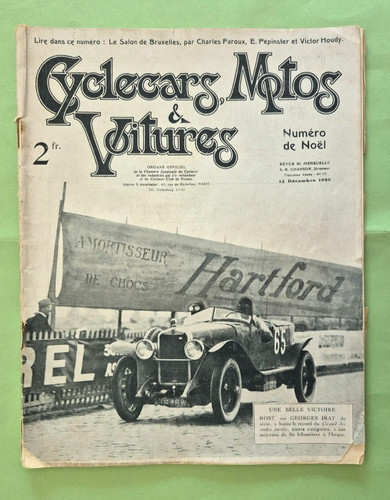 Cyclecars motos voitures - cyclecars,