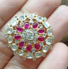 Mossoianite Polki Floral