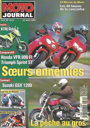 Moto journal 1372 honda vfr - n°1372,