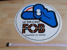 Autocollant  Chasse, tir - FOB - 19,5 cm de diamètre