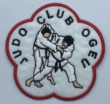 ÉCUSSON/PATCH - JUDO CLUB OGEU - diam 7,5cm. !!  (E2)