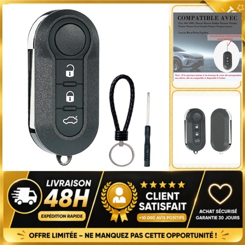 Coque clé voiture boutons - coque,