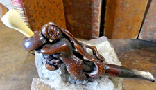 pipe fume cigarette  en bois