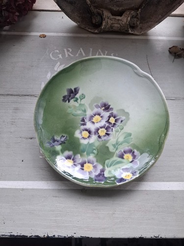 Bouquetiere assiette pensee - bouquetiere, en