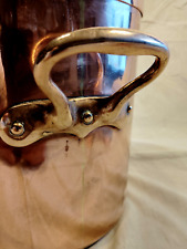 Ancienne Marmite Cuivre 21cm, 3 Kg, Queue d'aronde,French Copper Stockpot