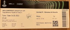 Ticket Billet Karte Qarabag Olymp Marseille OM Europa League 24.02.22 C3 France