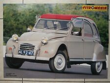 POSTER CITROËN / 2CV AZAM 6 1967 / LES 40 ANS DE LA GS-  58 x 41 cm