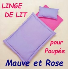 LINGE DE LIT POUR Poupée GOKI