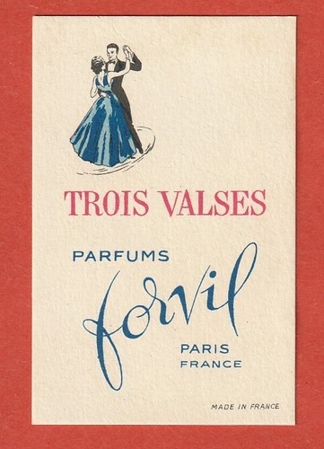 Carte parfumee forvil - carte,