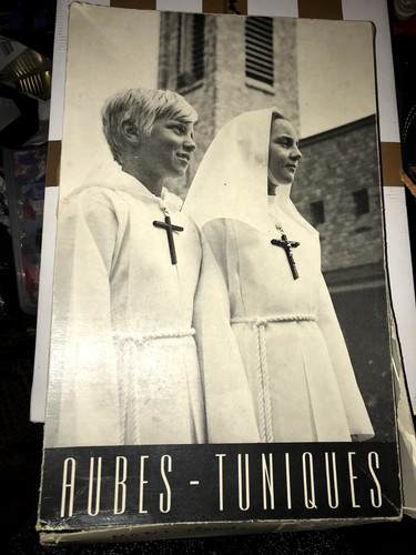Vds ancien aube communion - aube,
