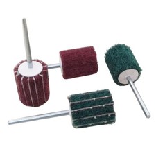 Jeu de 4 roues à polir tête de meulage non tissée pour métal bois plastique