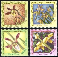 NAMIBIE 1999 FLEURS ORCHIDÉES