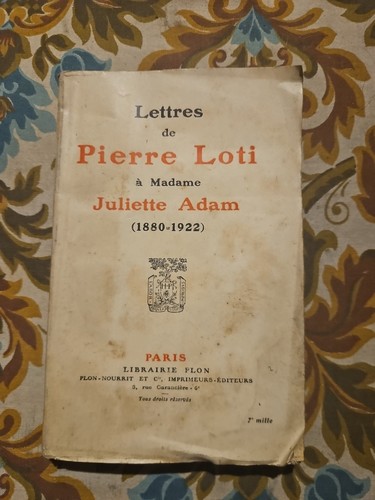 Lettres pierre loti - de,