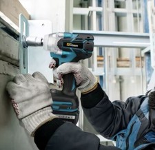 Gisam-Clé à chocs électrique sans balais, sans fil, 1/2 pouces, batterie Makita