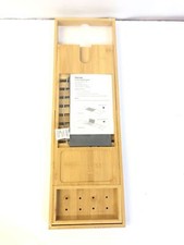 Tablette en bambou Harcas, superbe pour la salle de bain