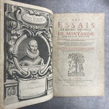 LES ESSAIS DE MICHEL, SEIGNEUR DE MONTAIGNE. CHEZ PIERRE LE PETIT. 1657.