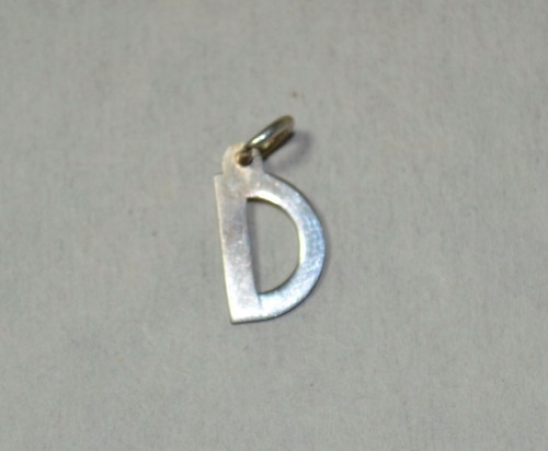 Neuf argent lettre - neuf, breloque