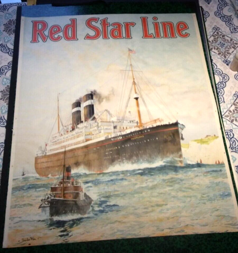 Affiche vintage red star - affiche,