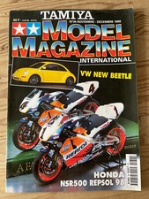 TAMIYA MODEL MAGAZINE N°36 NOVEMBRE 1998 VW NEW BEETLE HONDA NSR500 REPSOL 98