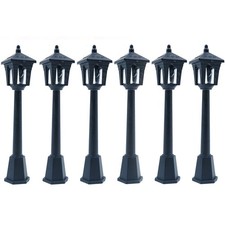 Lot de 6 mini lampadaires de