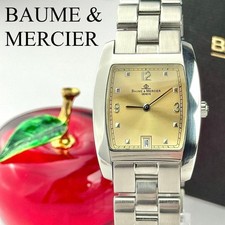Montre Baume & Mercier Hampton 820 à quartz date 1,06" boîtier 7,2" poignet c...