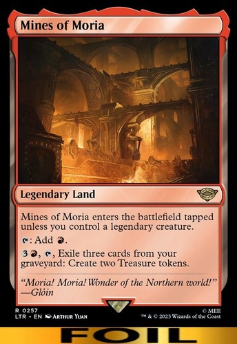 Mines moria foil 257 - of, **