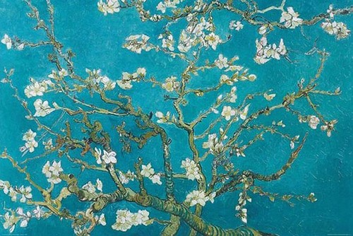 Poster van gogh amandier - de, en
