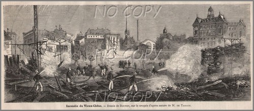 1878 illustration gravure - :, /